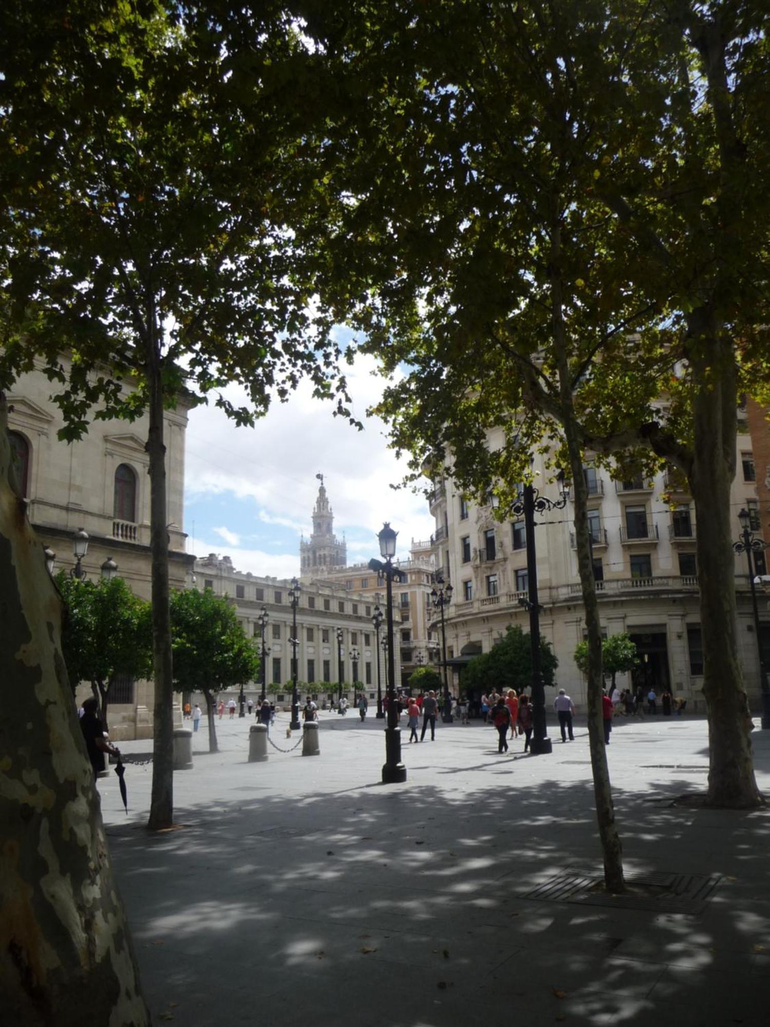 Amplio Apartamento Plaza Nueva Sevilla Exteriör bild